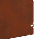 vidaXL Gyepszegélyek 30 pcs Rozsdás 103 x 0,05 x 22 cm