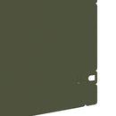 vidaXL Gyepszegélyek 30 pcs Olajzöld 103 x 0,05 x 22 cm Acél