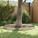 vidaXL Gyepszegélyek 10 pcs Ezüst 103 x 0,05 x 22 cm Rozsdamentes acél