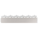 vidaXL Gyepszegélyek 20 pcs Ezüst 103 x 0,05 x 22 cm Rozsdamentes acél