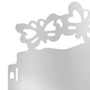 vidaXL Gyepszegélyek 30 pcs Ezüst 103 x 0,05 x 22 cm Rozsdamentes acél