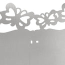 vidaXL Gyepszegélyek 30 pcs Ezüst 103 x 0,05 x 22 cm Rozsdamentes acél