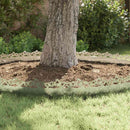 vidaXL Gyepszegélyek 10 pcs Ezüst 103 x 0,05 x 22 cm Horganyzott acél