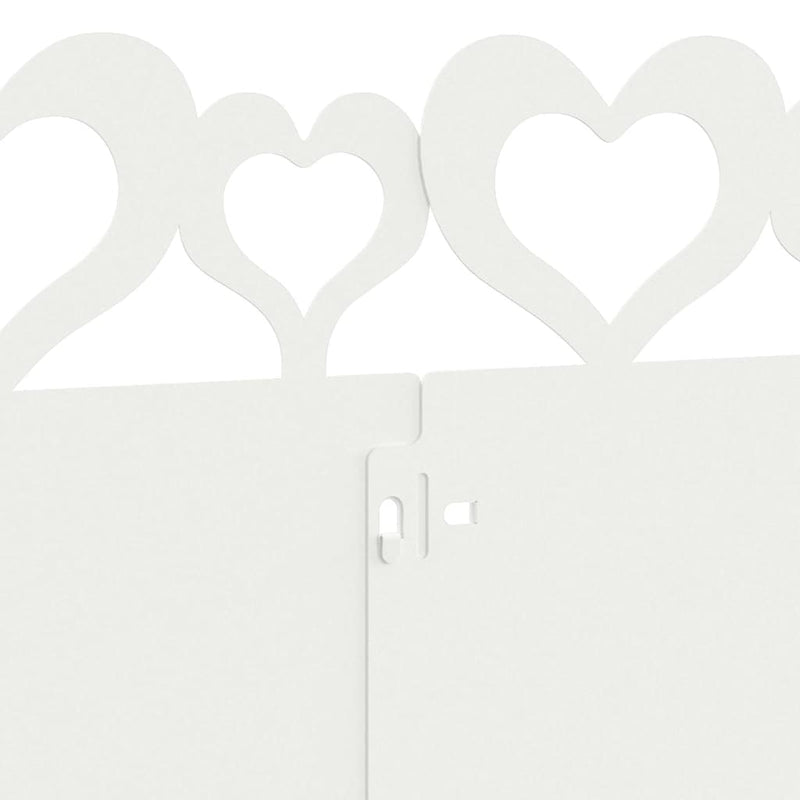 vidaXL Gyepszegélyek 30 pcs Fehér 103 x 0,05 x 22 cm Acél