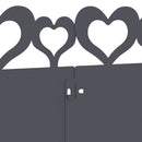 vidaXL Gyepszegélyek 20 pcs Antracit 103 x 0,05 x 22 cm Acél