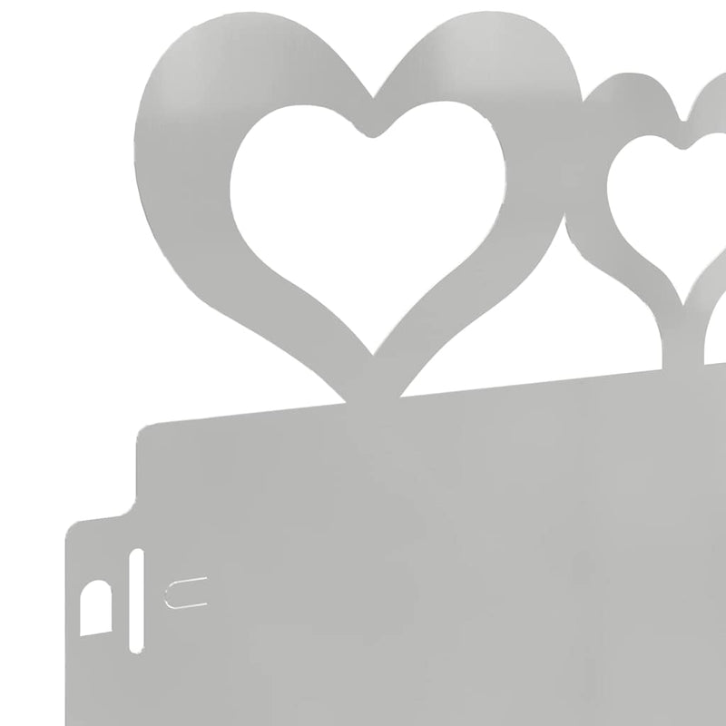 vidaXL Gyepszegélyek 30 pcs Ezüst 103 x 0,05 x 22 cm Horganyzott acél