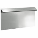 vidaXL Csiga kerítés Ezüst 50 x 3,5 x 25 cm Horganyzott acél