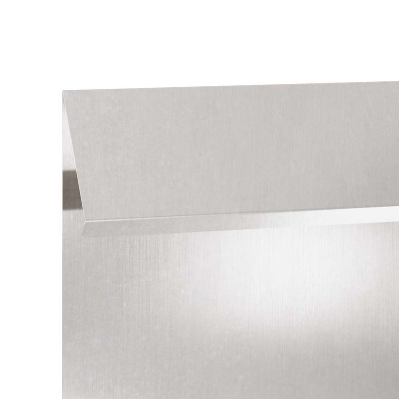 vidaXL Csiga kerítés Ezüst 100 x 3,5 x 25 cm Rozsdamentes acél