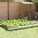 vidaXL Csiga kerítés Ezüst 100 x 3,5 x 25 cm Rozsdamentes acél