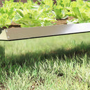 vidaXL Csiga kerítés 16 pcs Ezüst 100 x 3,5 x 25 cm Horganyzott acél