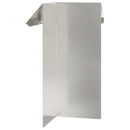 vidaXL Csiga kerítés Ezüst 13,5 x 13,5 x 25 cm Rozsdamentes acél
