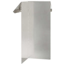 vidaXL Csiga kerítés 4 pcs Ezüst 13,5 x 13,5 x 25 cm Rozsdamentes acél