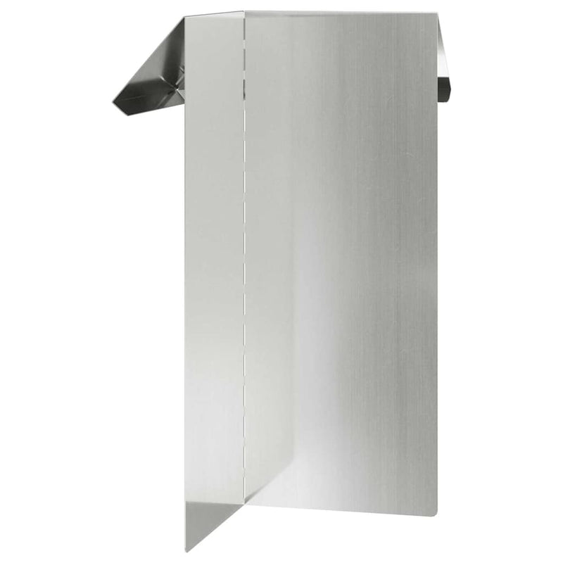 vidaXL Csiga kerítés Ezüst 13,5 x 13,5 x 25 cm Horganyzott acél