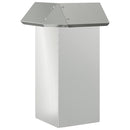 vidaXL Csiga kerítés Ezüst 13,5 x 13,5 x 25 cm Horganyzott acél