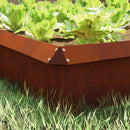 vidaXL Csiga kerítés 4 db 13,5 x 13,5 x 25 cm Időjárásálló Acél