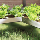 vidaXL Csiga kerítés Ezüst 10 x 10 x 25 cm Rozsdamentes acél