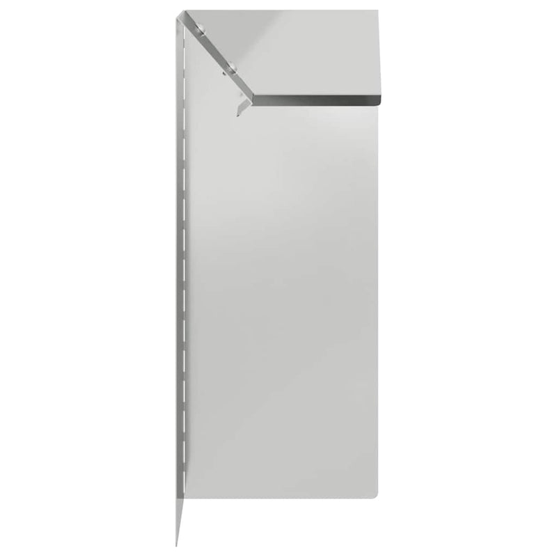 vidaXL Csiga kerítés 4 pcs Ezüst 10 x 10 x 25 cm Horganyzott acél