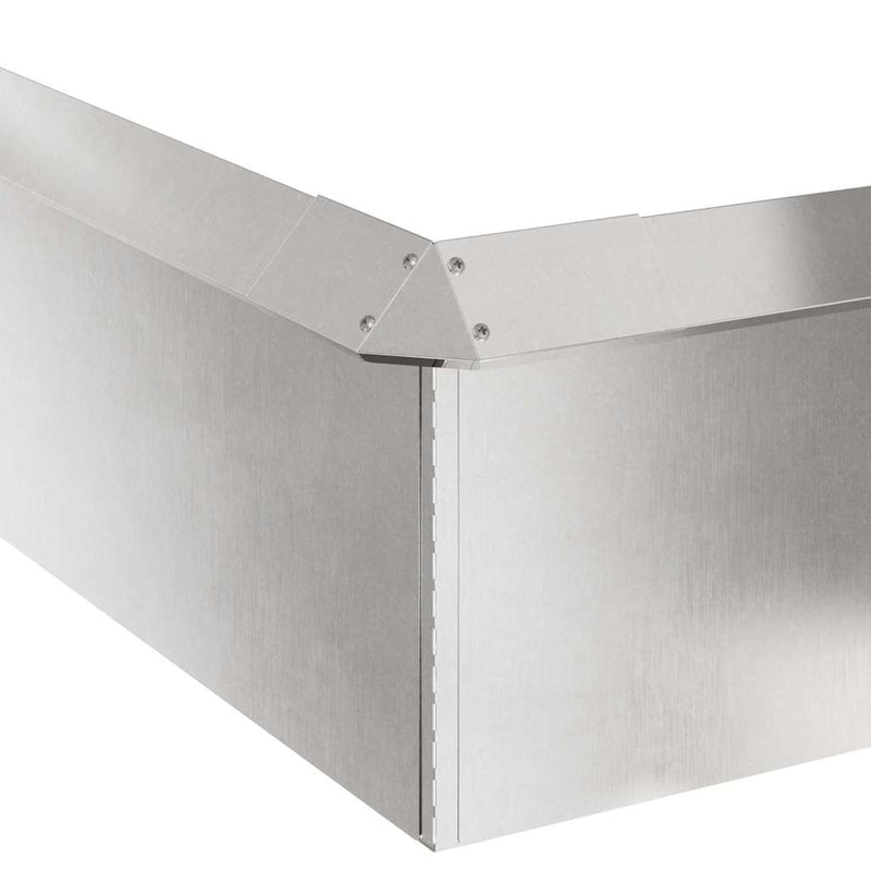 vidaXL Csiga kerítések 8 pcs Ezüst Rozsdamentes acél