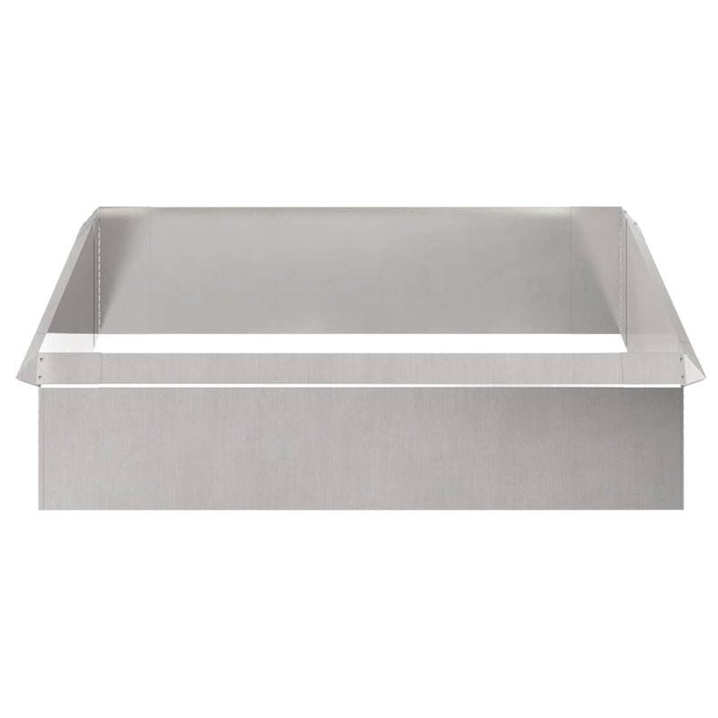 vidaXL Csiga kerítések 8 pcs Ezüst Rozsdamentes acél