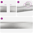 vidaXL Csiga kerítések 8 pcs Ezüst Rozsdamentes acél