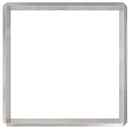 vidaXL Csiga kerítések 8 pcs Ezüst Rozsdamentes acél