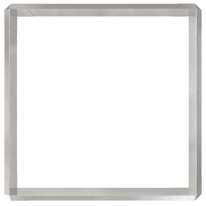 vidaXL Csiga kerítések 8 pcs Ezüst Rozsdamentes acél