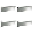 vidaXL Csiga kerítések 8 pcs Ezüst Horganyzott acél