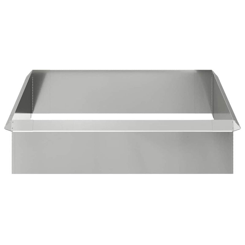 vidaXL Csiga kerítések 8 pcs Ezüst Horganyzott acél