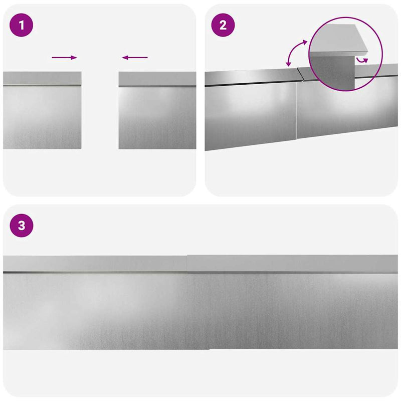 vidaXL Csiga kerítések 8 pcs Ezüst Horganyzott acél