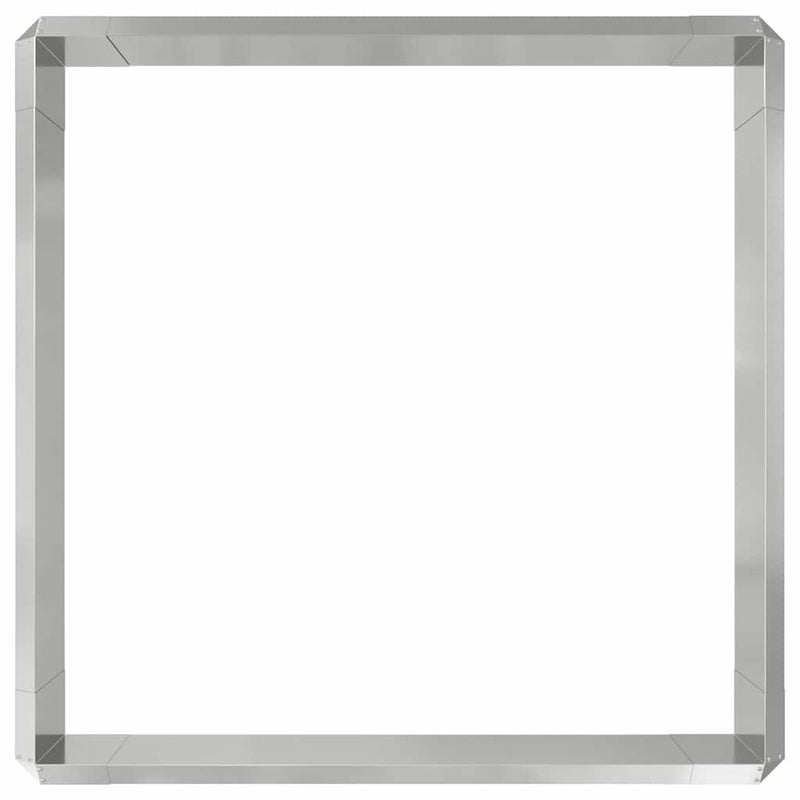 vidaXL Csiga kerítések 8 pcs Ezüst Horganyzott acél