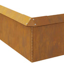 vidaXL Csiga kerítések 8 pcs Rozsdás Időjárásálló acél