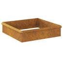 vidaXL Csiga kerítések 8 pcs Rozsdás Időjárásálló acél