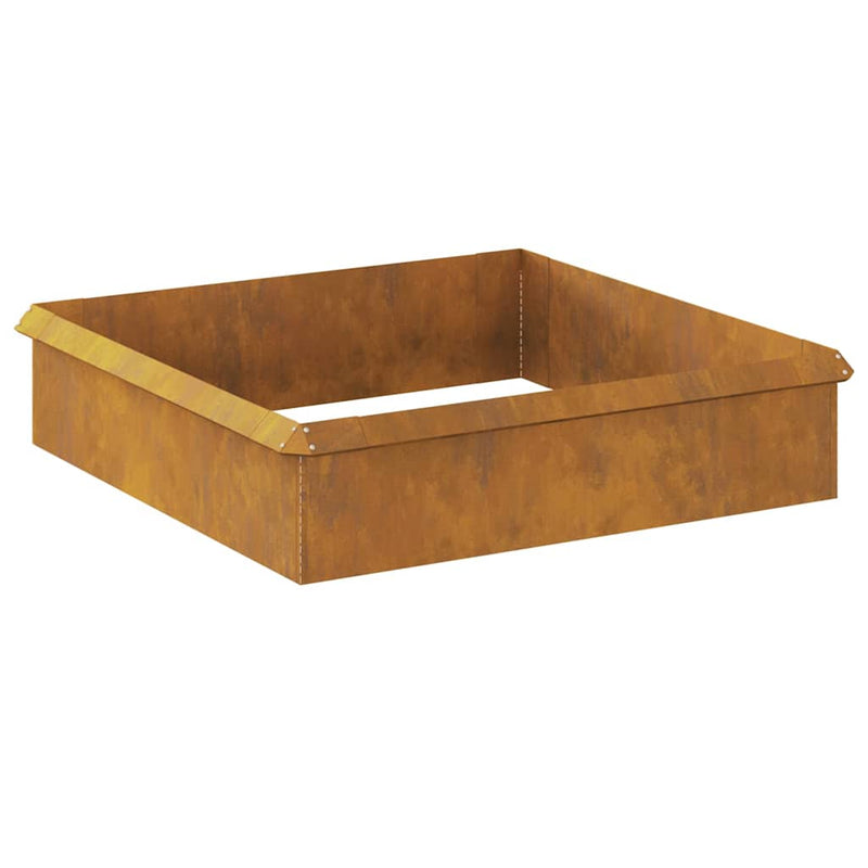 vidaXL Csiga kerítések 8 pcs Rozsdás Időjárásálló acél