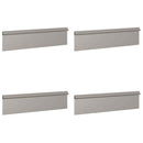 vidaXL Csiga kerítések 8 pcs Rozsdás Időjárásálló acél