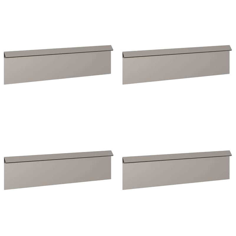 vidaXL Csiga kerítések 8 pcs Rozsdás Időjárásálló acél