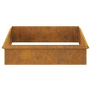 vidaXL Csiga kerítések 8 pcs Rozsdás Időjárásálló acél