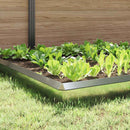 vidaXL Csiga kerítések 12 pcs Ezüst Horganyzott acél