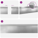 vidaXL Csiga kerítések 12 pcs Ezüst Horganyzott acél