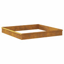 vidaXL Csiga kerítések 12 pcs Rozsdás Időjárásálló acél