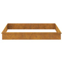 vidaXL Csiga kerítések 12 pcs Rozsdás Időjárásálló acél