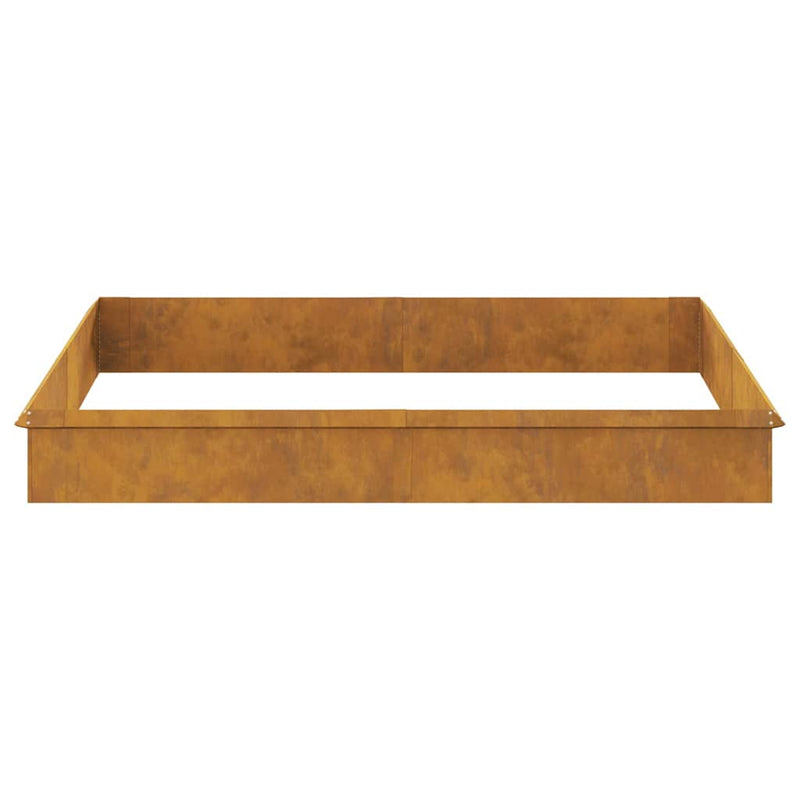 vidaXL Csiga kerítések 12 pcs Rozsdás Időjárásálló acél