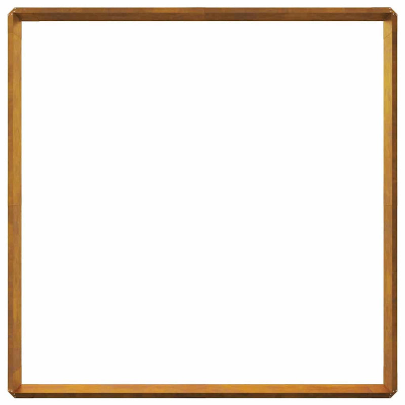 vidaXL Csiga kerítések 12 pcs Rozsdás Időjárásálló acél