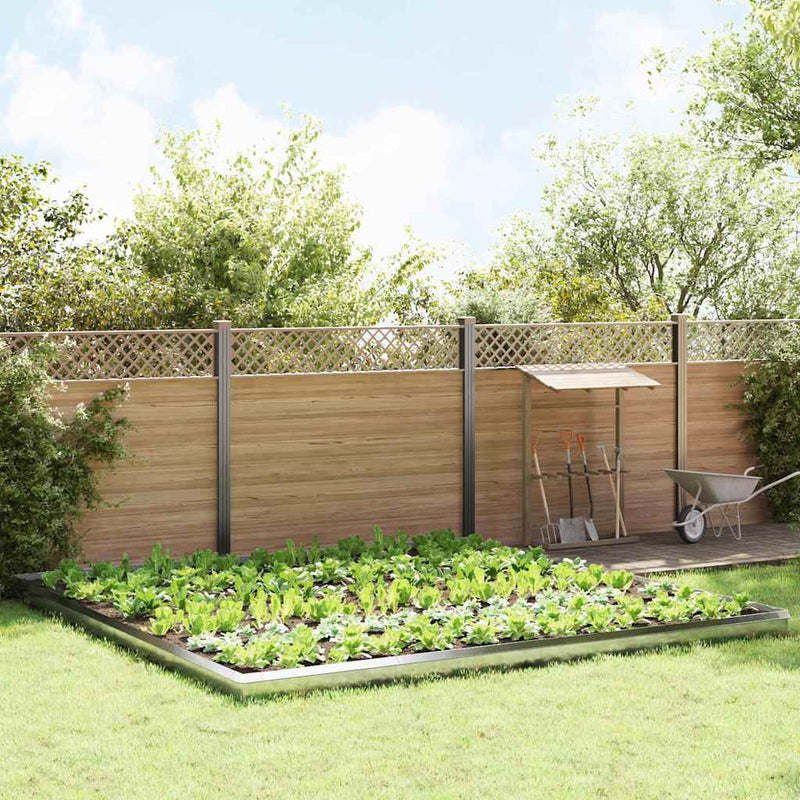 vidaXL Csiga kerítések 20 pcs Ezüst Rozsdamentes acél