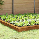 vidaXL Csiga kerítések 20 pcs Rozsdás Időjárásálló acél