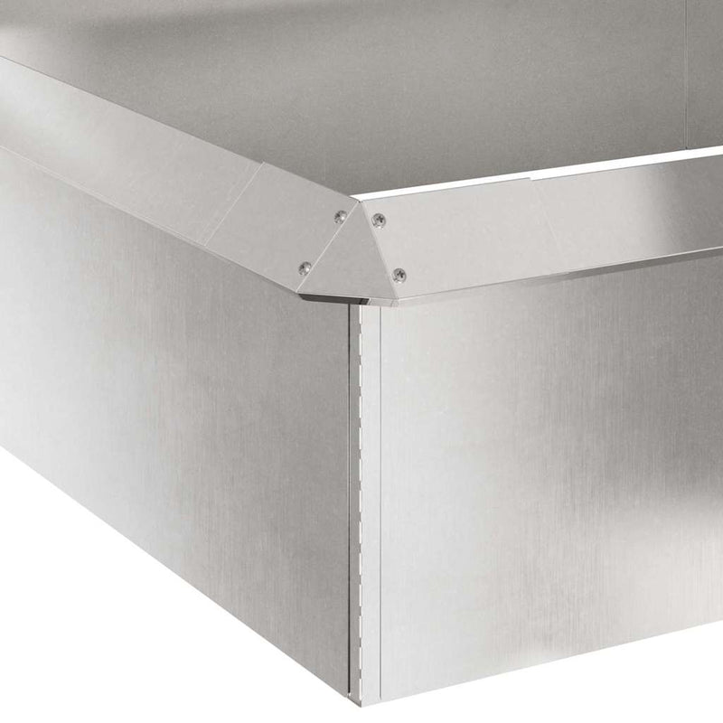 vidaXL Csiga kerítések 16 pcs Ezüst Rozsdamentes acél