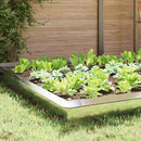 vidaXL Csiga kerítések 16 pcs Ezüst Rozsdamentes acél