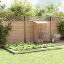 vidaXL Csiga kerítések 16 pcs Ezüst Rozsdamentes acél