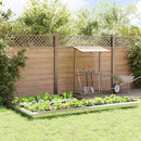 vidaXL Csiga kerítések 16 pcs Ezüst Horganyzott acél