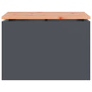 vidaXL Kerti pad Antracit 60 x 40 x 43 cm Acél