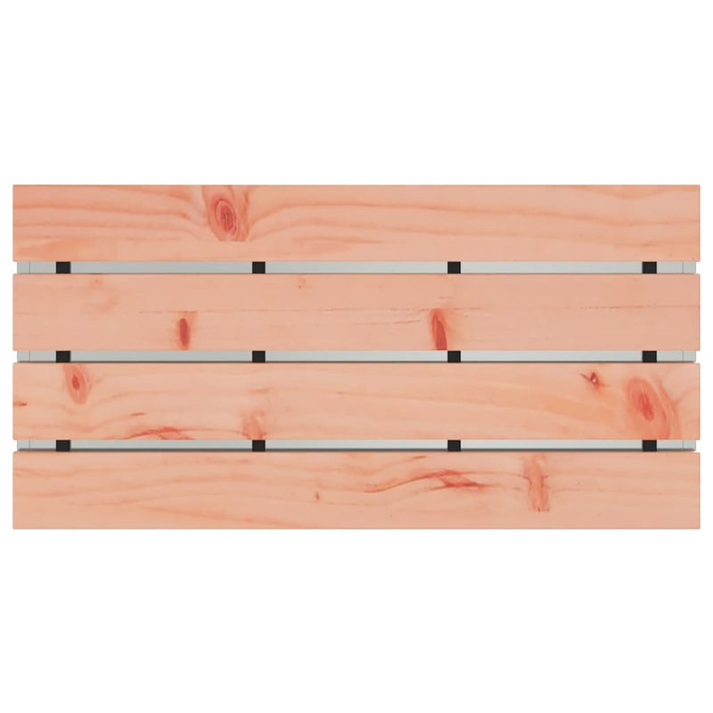 vidaXL Kerti pad Ezüst 80 x 40 x 43 cm Horganyzott acél